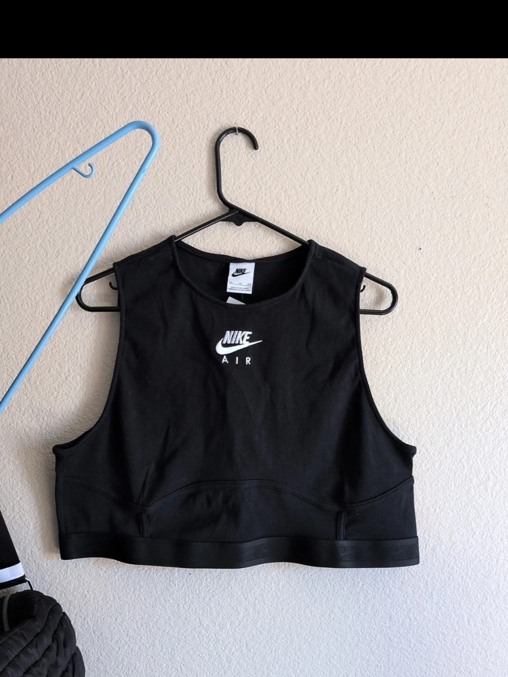 Nike Women Air Ribbed Tank Top (black / white) MSRP 45.00